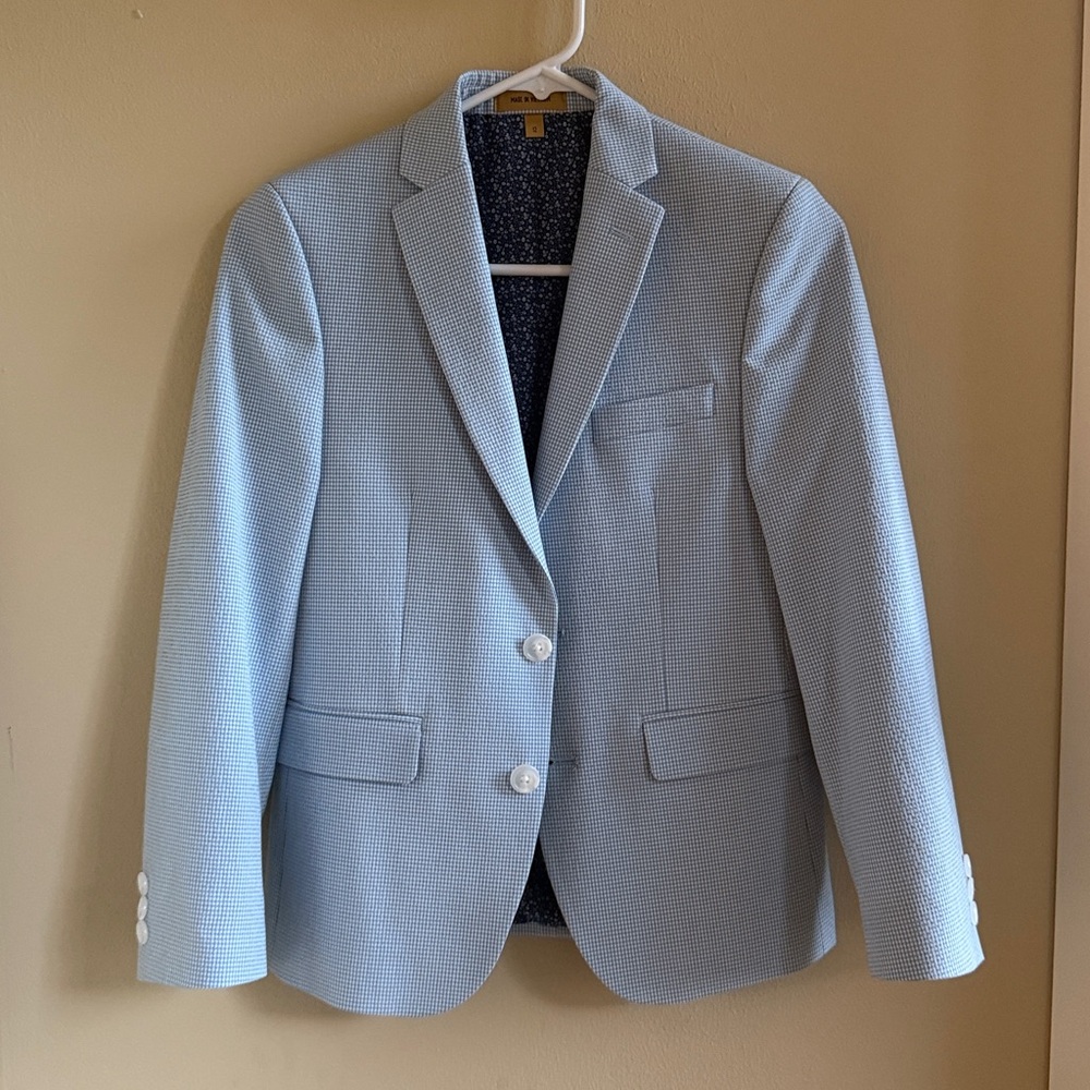 Blue Checkered Blazer